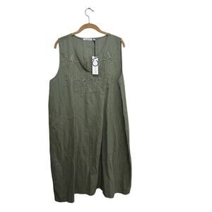 casual linen dress Minimal Linen Dress